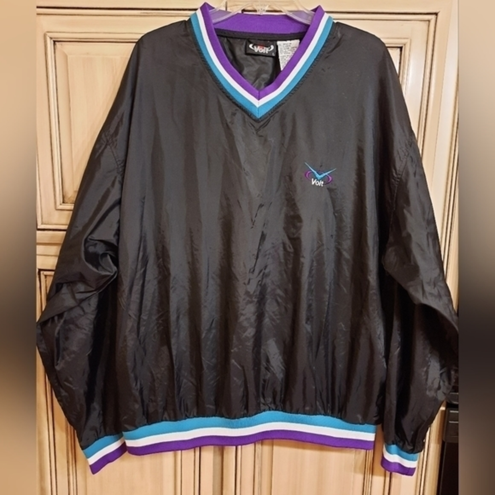 Vintage‎ Voit 90's Windbreaker! VNeck LARGE